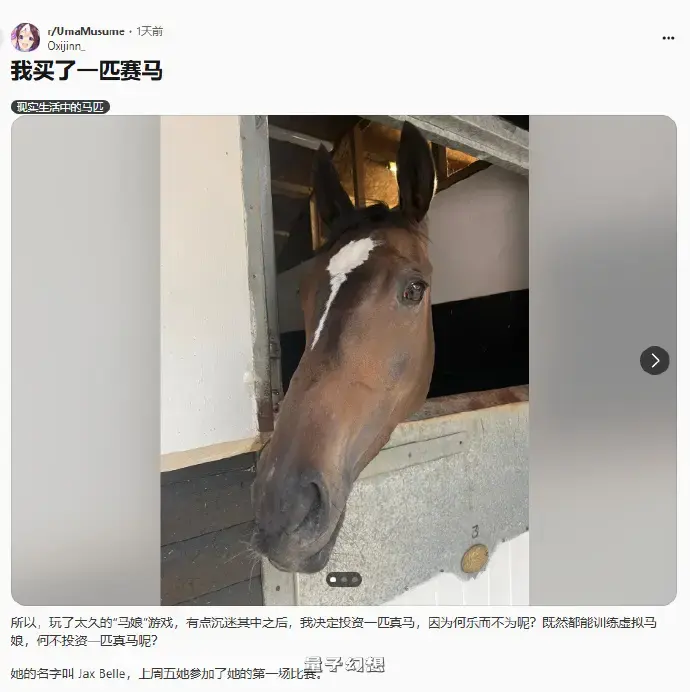 《赛马娘》粉丝购买真赛马