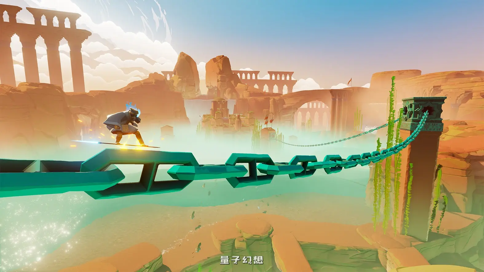 【冲浪之旅/跑酷冒险】 碧海之剑 Sword of the Sea Build-19645438 汉化版 [新作/6.6G]