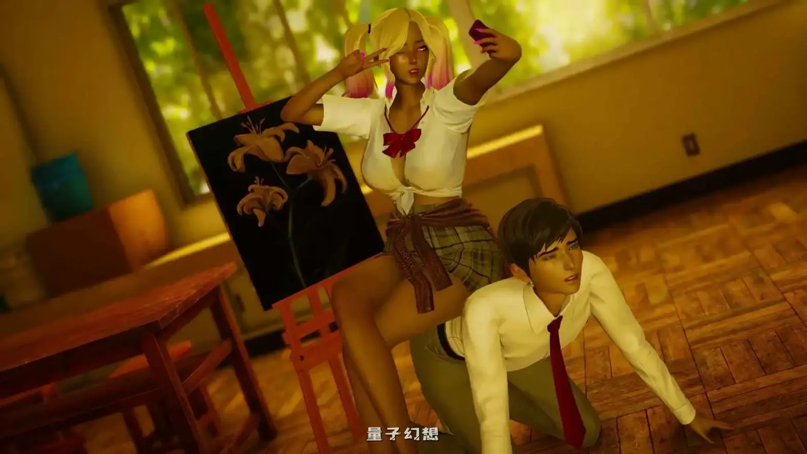 内奥米：打破蜂王Act2P1 AI汉化版(布莱尔/SLG/动态)更新/4.65G