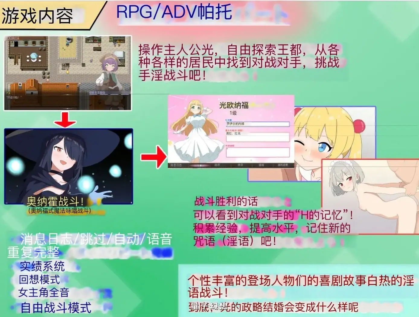 淫语大咏唱!大詠唱! AI汉化版+全回想存档(动作RPG/战斗/魔法)新作/2.10G 电脑游戏 第5张-量子幻想 淫语大咏唱!大詠唱! AI汉化版+全回想存档(动作RPG/战斗/魔法)新作/2.10G