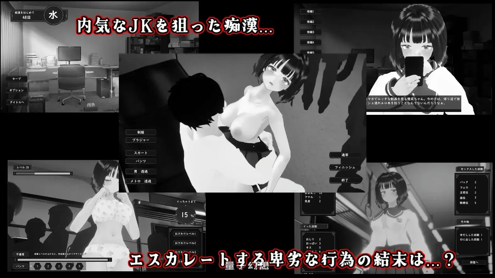 新作[互动3D] 触摸地铁～转啊转 文静女高中生篇 おさわりメトロがぐ～るぐる おとなしJK編 正式版 [580M]